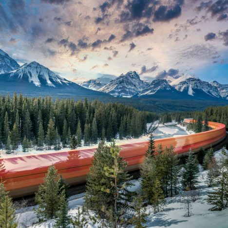 Podróżowanie pociągami po Kanadzie: Zimowe krajobrazy z okna wagonu